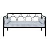 Twin size Modern Black Metal Daybeds - Use as Bed or Seating