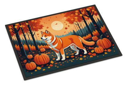 NEW Akita Fall Doormat Front Door Mat Indoor Outdoor Rugs for Entryway, Non Slip Washable Low Pile, 18H X 27W