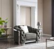 Sophisticated Gray Accent Chair
