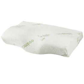 Bamboo Memory Foam Contour Sleep Pillow (Option: Style1)