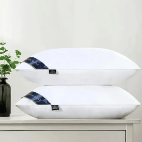 Bed Pillows Blue 2pack (Option: KING)